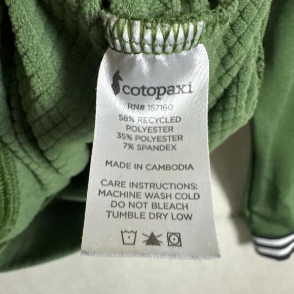 Cotopaxi Women's Large Green Color Block Full Zip Hooded Bandera Outdoor Jacket - Picture 11 of 13